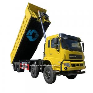 China Mining Heavy Dump Truck Logging Transportation 50 Ton Dump Truck 8×4 12 Wheels Diesel Engine supplier
