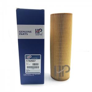 China Excavator heavy truck 1742037 engine oil filter element high quality supplier