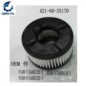 China PC400-7/8/ SAA6D125E-3 Tank Breather Hydraulic Filter 421-60-35170 Excavator Spare Part supplier