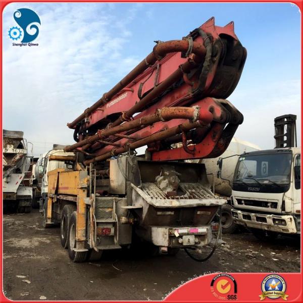 China 37M Elepphant Putzmeister Concrete pump with Isuzu trailer truck supplier