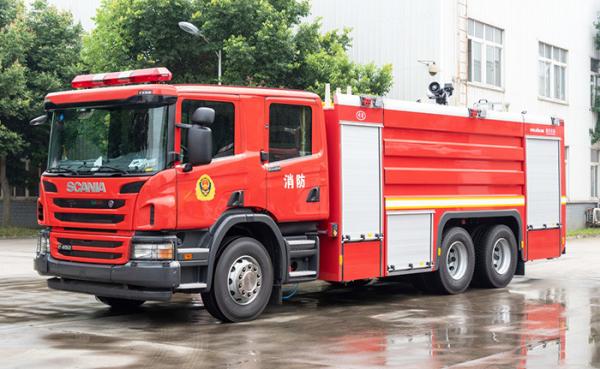 China Heavy Duty Fire Fighting Vehicle with SCANIA Chassis and 12T Water supplier