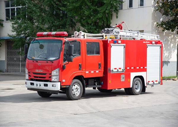 China ISUZU 3000L Water and Foam Small Fire Truck with Pump & Monitor supplier