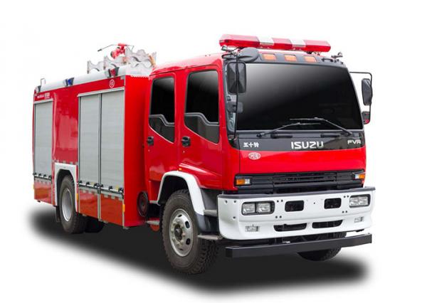 China ISUZU 6000L Water Tanker Fire Fighting Truck With Pump supplier