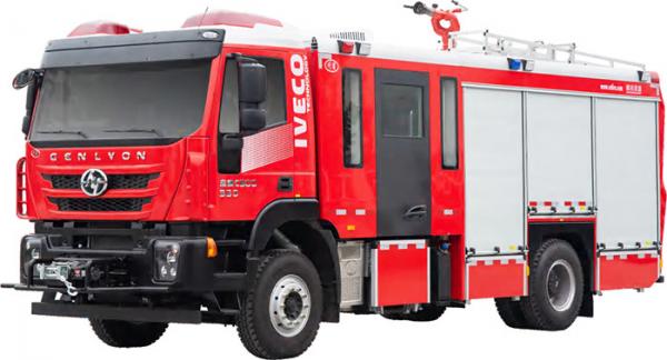 China Multifunctional SAIC-IVECO Compressed Foam Cafs Fire Truck supplier