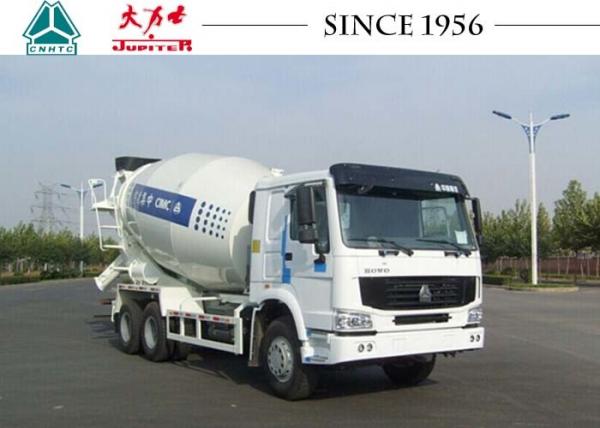 China 10 Wheeler HOWO Concrete Mixer Truck LHD Euro IV Engine For Construction Site supplier