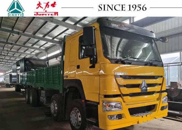 China 40 Tons Side Wall 371hp Howo Cargo Truck For Transportation supplier