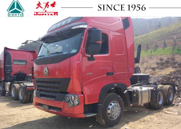 China A7 6X4 10 Wheeler HOWO Tractor Truck Euro IV 400L Fuel Tank With 10 Forward Speed supplier