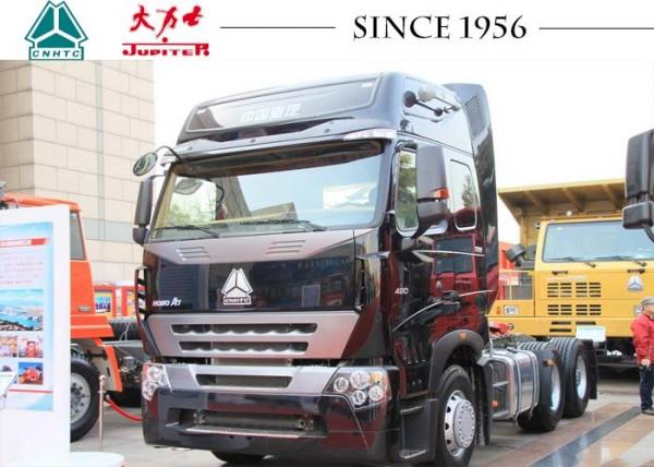 China A7 6X4 HOWO Tractor Truck 10 Wheeler With 420 Hp Euro IV Engine LHD Type supplier