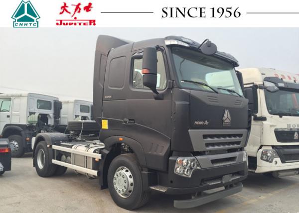 China HOWO A7 4X2 6 Wheeler Truck , Durable Tractor Trailer Unit Large Load Capacity supplier