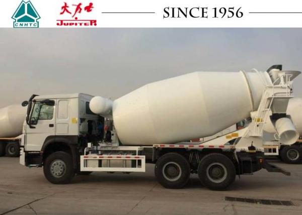 China Modern Structure HOWO Concrete Mixer Truck 10 CBM 400 L Fuel Tank With Motor supplier