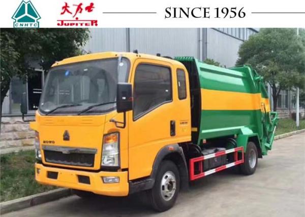 China SINOTRUK HOWO 4×2 12cbm Compactor Garbage Truck supplier