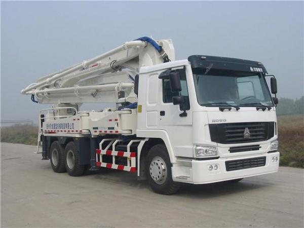 China 39 M3 – 125m³ Output Concrete Pump Truck With 4 Sections Arms HDT5291THB-39/4 supplier