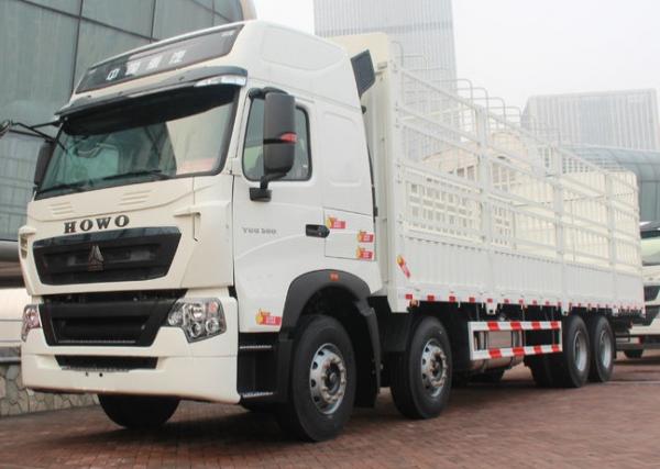 China 50 Tons SINOTRUK HOWO A7 8×4 Box Stake Truck 336/371 Horsepower supplier