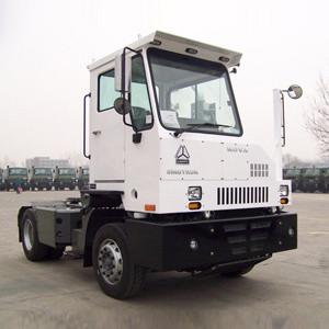China 50t – 90t Sinotruck Terminal Tractor Port With 5th Wheel Lifted Right / Left Driving supplier