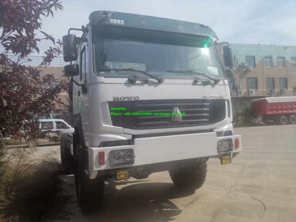 China 90# Kingpin White 371hp 6×6 Howo 7 Tractor Truck supplier