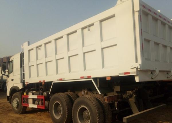 China A7 Sinotruk Howo White Heavy Duty Dump Truck Ten Wheels 6 X 4 18M3 40 T supplier