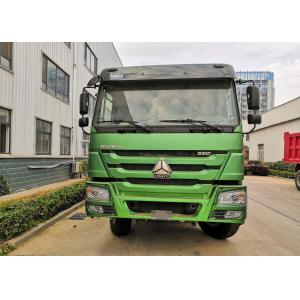 China Green Dump Mining Tipper Trucks / Heavy Dump Truck Steel Framed Structure supplier