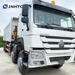China Hot Sinotruk Howo Crane Truck 8X4 10Tons Cargo With Folding Crane 16 Wheels Best Price supplier