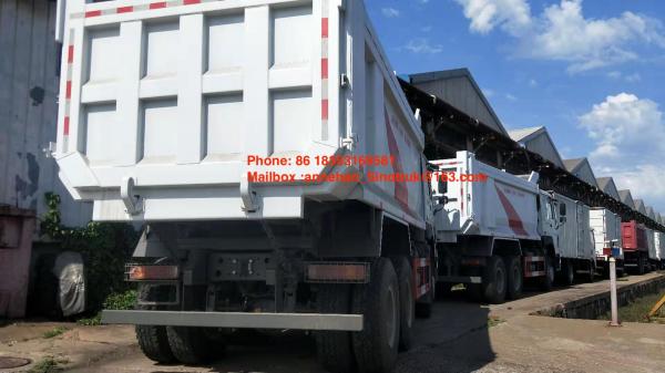 China Howo7 Sinotruk Ghana 10 Wheels 6×4 Dump Truck For 40T Load Capcity 371hp supplier
