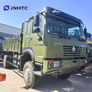 China HOWO Heavy Cargo Trucks / Military Cargo Truck 4×4 All Wheel Drive Low Price For Sale supplier