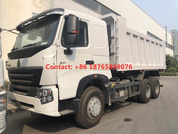 China HW76 Cab Diesel Fuel 450hp Heavy Duty Dump Truck supplier
