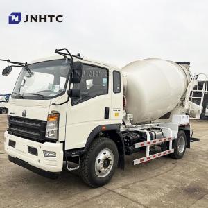 China New HOWO Mini Concrete Mixer Truck With White Color 4X2 4cbm 6 Wheels High Quality supplier