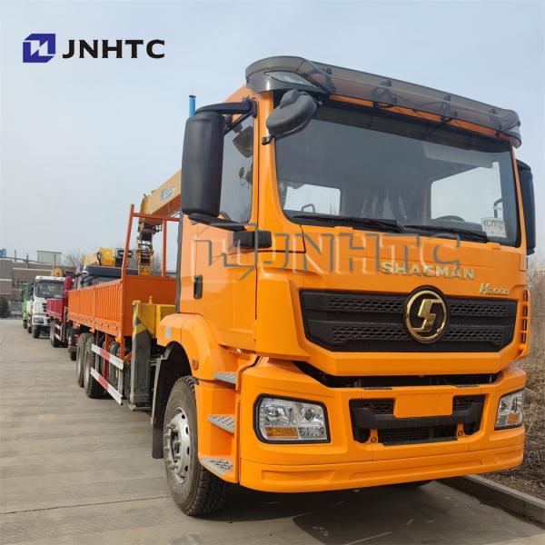 China SHACMAN Flat Bed Telescopic Truck Mounted Crane 4 Booms 10 Ton 3 Sections supplier