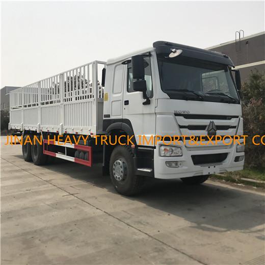 China Sinotruk 336hp 371hp 6X4 HOWO Heavy Cargo Truck Trailer 10 Wheeler Flatbed Truck supplier