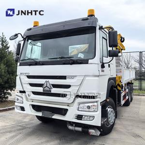 China Sinotruk HOWO 6×4 400HP Cargo Truck With 10ton Boom Crane Truck China Factory supplier