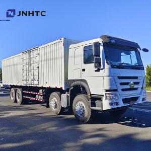 China Sinotruk Howo Cargo Truck 7.2m Van Cargo Truck 8*4 400HP 12wheeler Best Product supplier