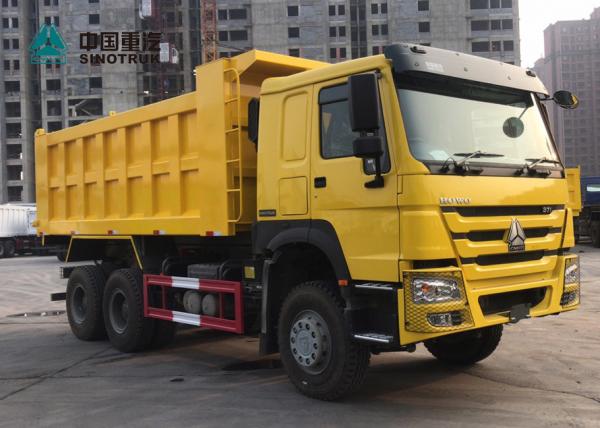 China Yellow 50t Load 75km / H Heavy Duty Dump Truck supplier