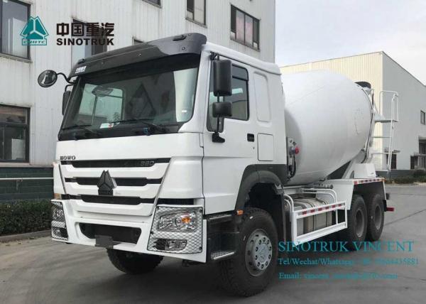 China ZZ1257N3841W EURO 4 380HP 6X4 3830mm Concrete Mixer Truck supplier