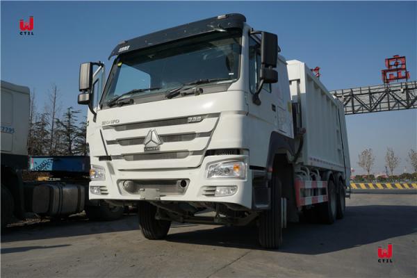 China 371hp 6X4 Trash Truck 18m3 Rear Load Compactor Garbage Truck HOWO Compactor Truck supplier