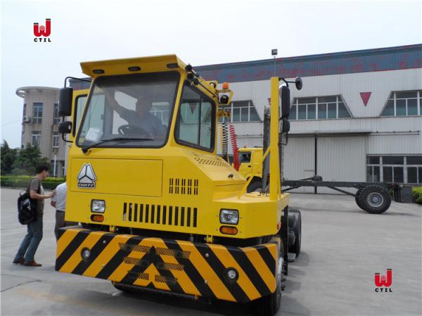 China CNHTC HOVA 100T Best Towing Capacity Yard Truck Spotters Heavy Duty Tractor Truck supplier