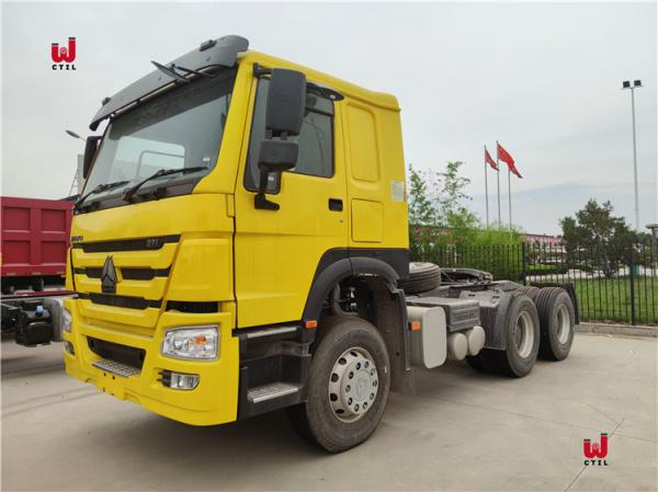 China SINOTRUK CNHTC HOWO 6X4 Reinforced Frame 420 horse power Semi Truck Head Sale in Ghana supplier