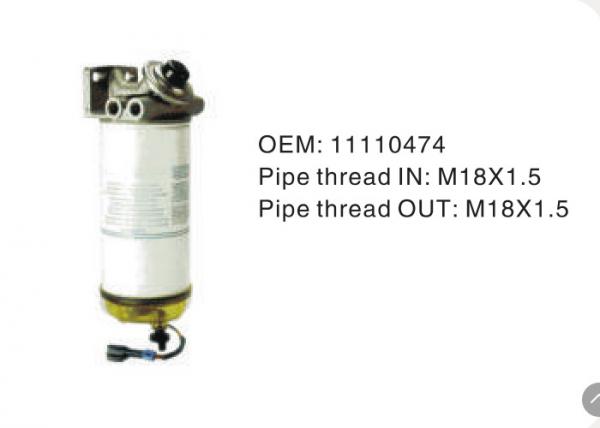 China Professional Hydraulic Oil Filter Assembly 11110474 Pipe Thread INM18*1.5 supplier