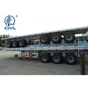 China 13M Length Hydraulic Gooseneck Low Bed Semi Trailer Trucks 60 Ton Heavy Duty supplier