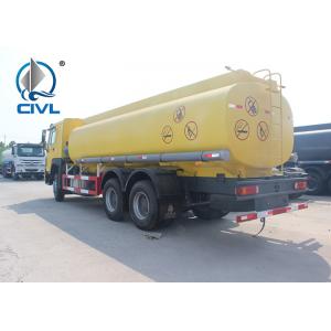 China 15000L , 18000L , 20000L EURO II Oil Tanker Truck / Sinotruk Military Howo Tanker Truck supplier