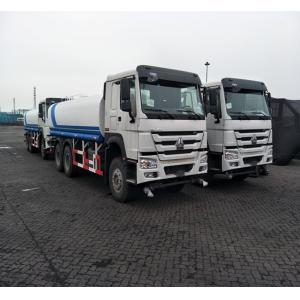 China 15m3 6×4 Powerful Water Tank Truck Dimensions10350×2496×3048 1500L,White Color supplier