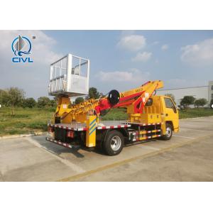 China 18m Telescopic Van With Basket Aerial Work Vehicle 4×2 Truck Chassis supplier
