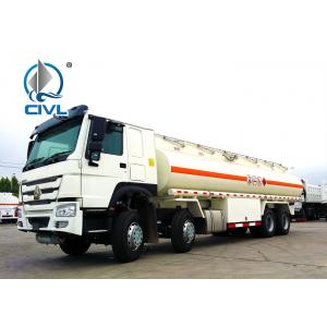 China 25000L Oil Tanker Trailer 8X4 , HOWO Water Tanker Truck 30000liters 25000liters new Sinotruk fuel tank trucks supplier