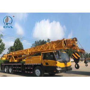 China 30 Ton Truck Crane 206kw Engine Five Section Octagon Large Rounded Telescopic Boom supplier