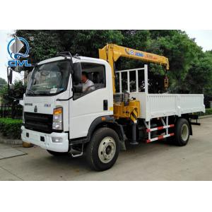 China 3.2 Tonne Crane Truck With 4×2 Light Truck Chassis Engine 130hp supplier