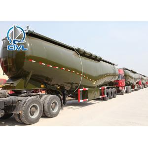 China 3 Axle SINOTRUK Bulk Cement Tank Semi Trailer Trucks With 55-65CBM Weichai Engine And Wuhu Air Compressor supplier