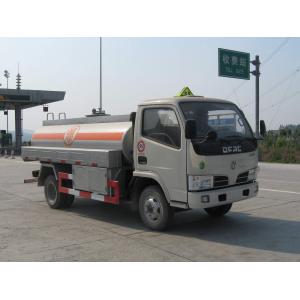 China 4.5 Cubic Meters Fule / Oil Tanker Truck With 4000 x 1500 x 1000 Tank supplier
