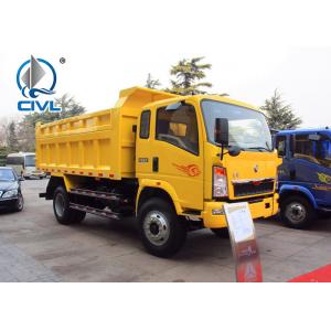 China 4 Wheel Mini Light Dump Truck Light Duty Trucks Safety 1-10 Tons Yellow Color lightduty commercial truck supplier
