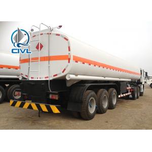 China 50m3 Oil Tanker Semi Trailer / Diesel Three Axle Fuel Tanker Semi Trailer supplier