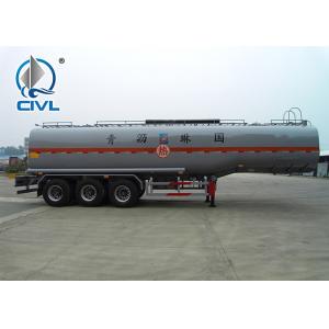 China 60CBM Oil Tanker Semitrailer Three-axle Fuel Tanker Semi-trailer aluminum semi trailer supplier