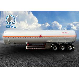 China 62m3 LPG Trailer Semi Trailer Trucks Stainless Steel For Lpg Transport Liquefied Gas supplier
