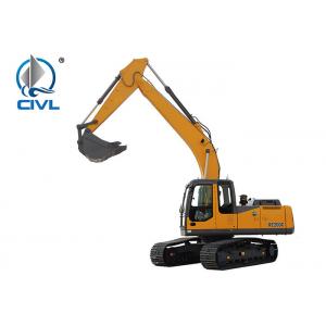 China CVXE200C Hydraulic 20 Ton Crawler Excavator Hydraulic System High Efficiency Digger Mining Excavator Yellow color supplier